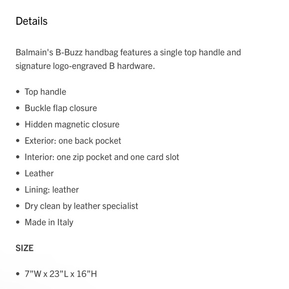 Balmain NWT B-Buzz Dynasty Patent Leather Top
Handle Bag - Picture 8 of 8